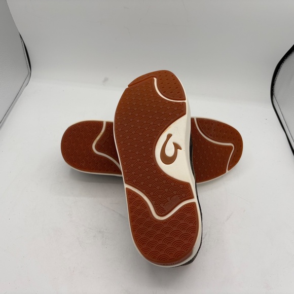 OluKai Lae'ahi Pa'i Husk/ Ke au Green Camo Slip On Shoes Size 11 NWT - Picture 9 of 11